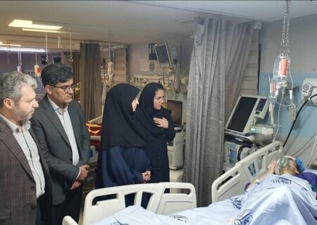 عیادت معاون رییس‌جمهوری از حادثه‌دیدگان حملات رژیم صهیونیستی