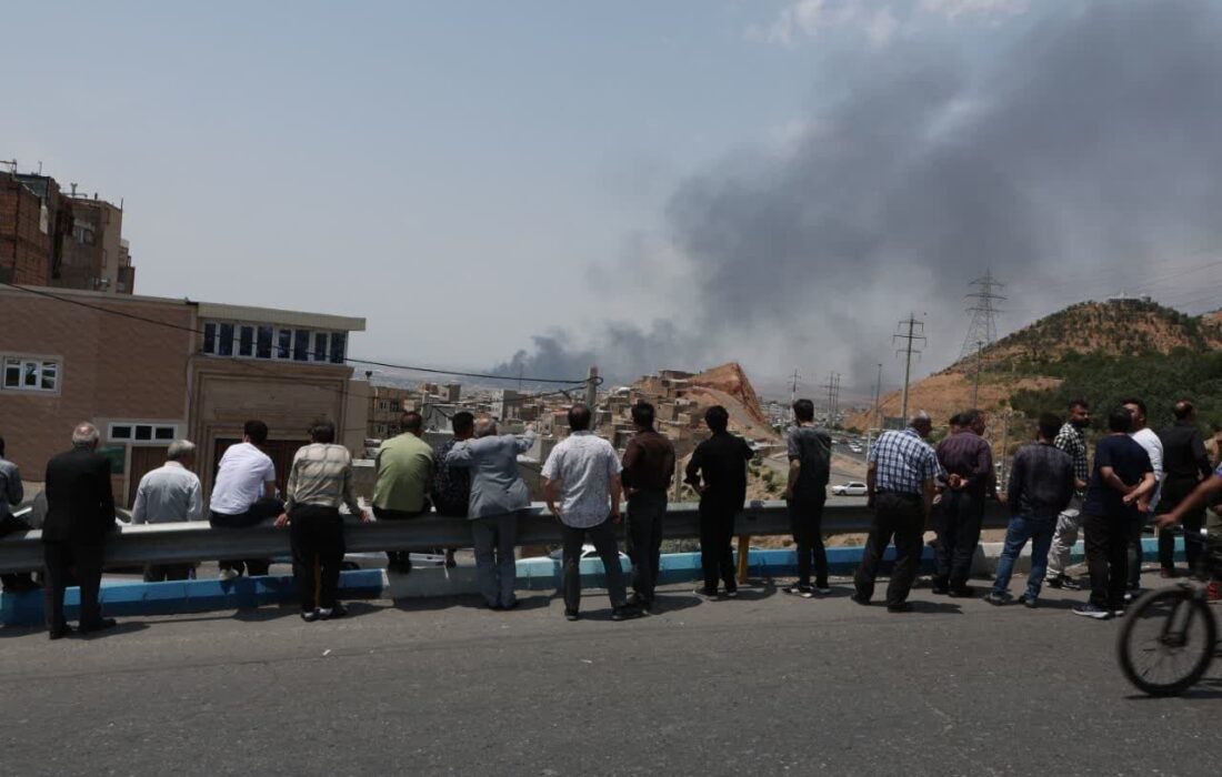 حمله رژیم صهیونیستی به اطراف فرودگاه و پدافند هوایی شمال غرب کشور در تبریز