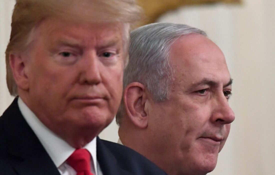 مشاجره ترامپ و نتانیاهو