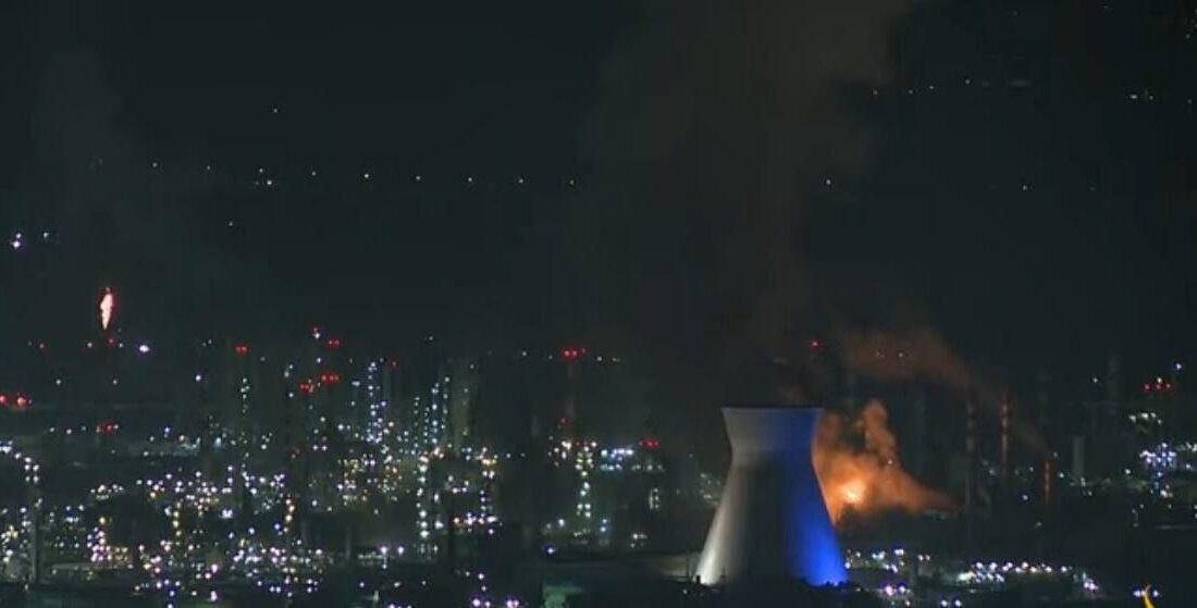 اصابت موشک های ایران حیفا را در خاموشی فرو برد