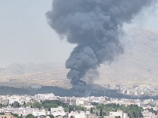 اصابت پرتابه به صنایع الکترونیک شیراز/ هیچ تلفاتی گزارش نشده است