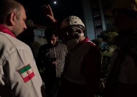 حضور میدانی دبیرکل جمعیت هلال‌احمر و رئیس سازمان امداد و نجات در مرکز تحقیقاتی سپهند