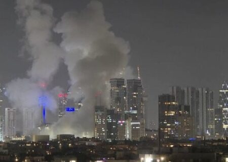 المیادین: موشک‌های ایرانی به تل‌آویو اصابت کردند