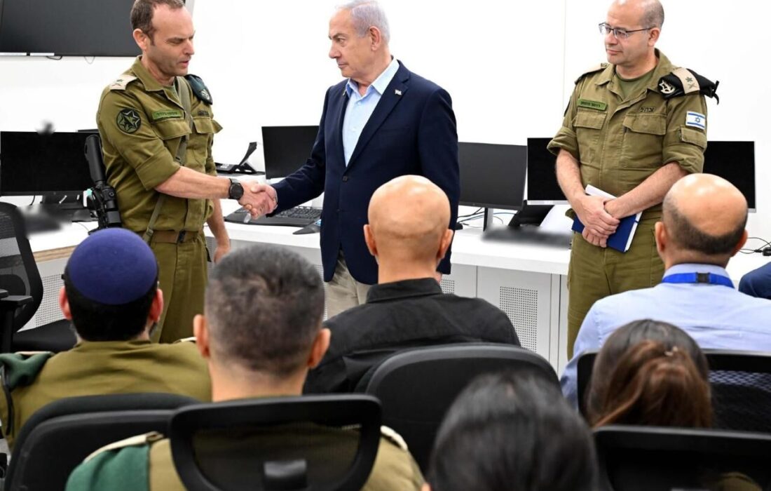 تلاش نتانیاهو برای افزایش روحیه سربازان ارتش اسرائیل