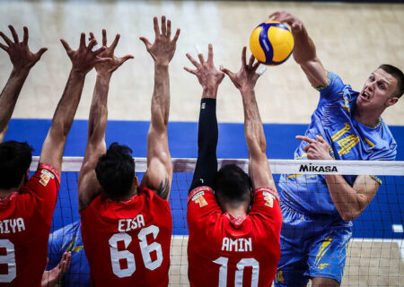 ایران در رده چهاردهم  رده‌بندی هفته نخست لیگ ملت‌های والیبال مردان ایستاد