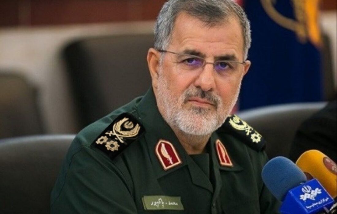 سرلشکر پاکپور: در صورت تکرار تعدی به ایران پاسخ‌های کوبنده‌تری می‌دهیم