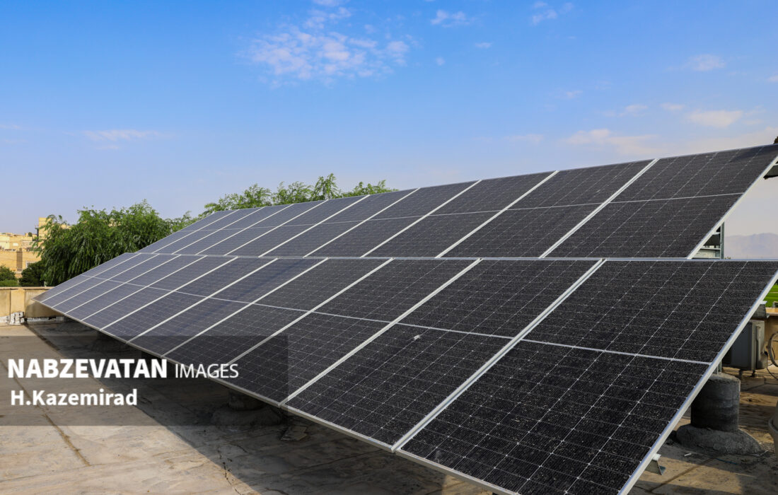 تأمین برق شهرداری سده لنجان با انرژی خورشیدی