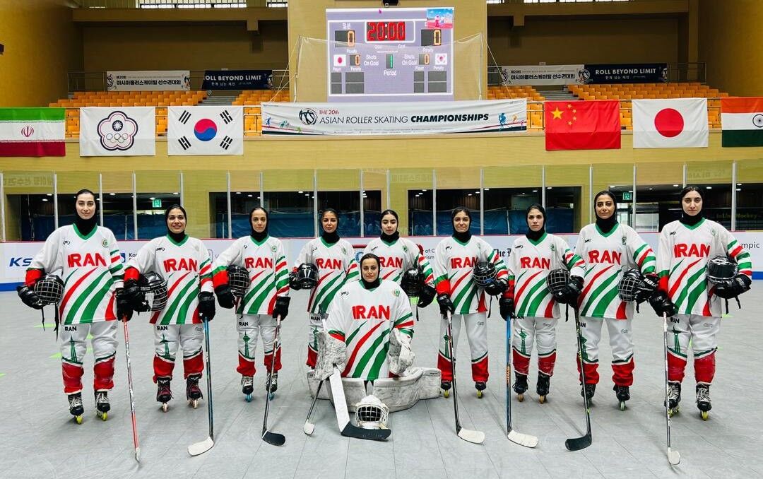تیم ملی اسکیت بانوان ایران تیم مدعی چین را شکست داد