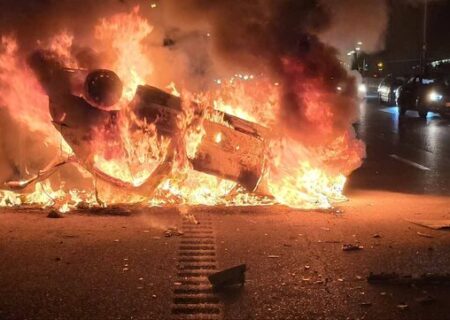 واژگونی مرگبار خودرو ۲۰۶ در بزرگراه تهران ـ قم