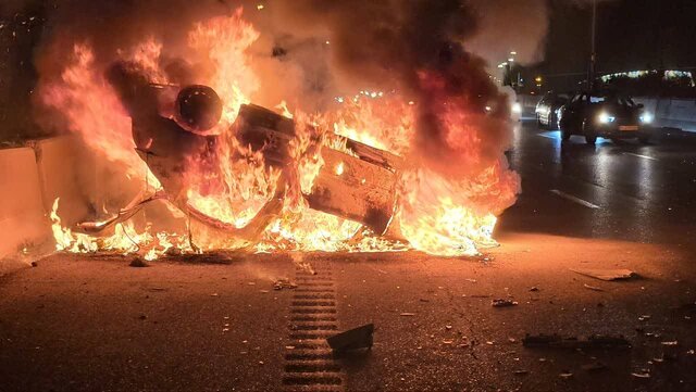 واژگونی مرگبار خودرو ۲۰۶ در بزرگراه تهران ـ قم