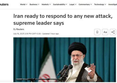 هشدار قاطع رهبری به واشنگتن و تل‌آویو در صدر توجه رسانه‌های انگلیسی‌زبان