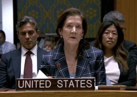 آمریکا با حمایت از اسرائیل و انکار نسل کشی در غزه خواستار تسلیم حماس شد