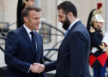 گفت و گوی رئیس جمهور فرانسه با «احمد الشرع» درباره تحولات سوریه
