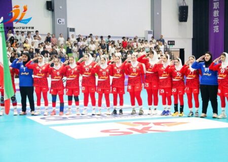 دومین برد آسیایی دختران هندبال ایران