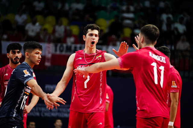 پیروزی تیم ملی والیبال ایران مقابل مصر در قهرمانی جهان زیر ۱۹ سال جهان