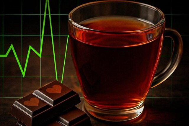 آیا چای و شکلات تلخ برای سلامت قلب مفیدند؟