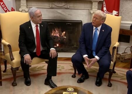 ادعای ترامپ: حماس نمی‌تواند در غزه بماند