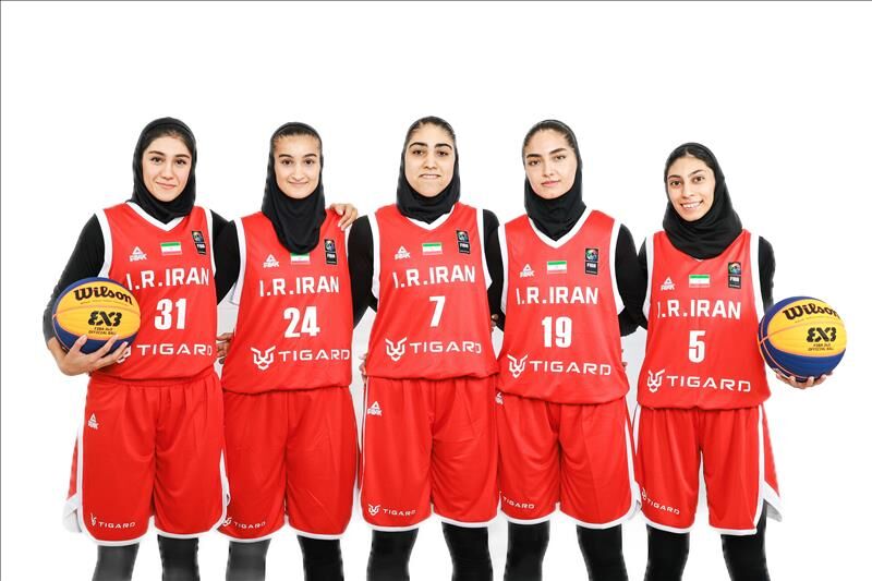 سومی تیم ملی بسکتبال سه به سه بانوان در روز نخست لیگ ملتهای آسیا ۲۰