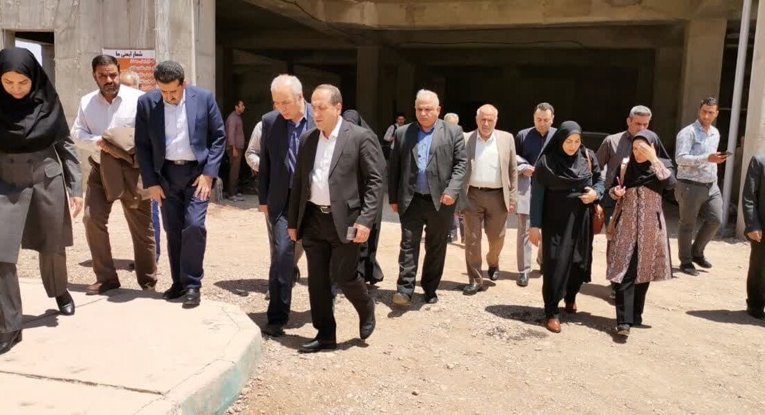 بازدید از راه‌اندازی پروژه در حال احداث مرکز جامع سرطان 