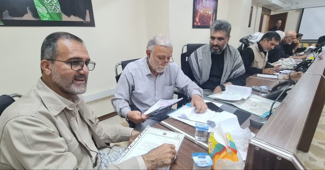 حضور معاون استاندار اصفهان در قرارگاه عملیاتی ستاد بازسازی عتبات عالیات در کربلای معلی