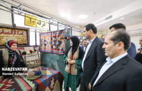 بازدید معاون صنایع‌دستی و هنرهای سنتی کشور از نمایشگاه صنایع دستی در فرهنگسرای غدیر فولادشهر