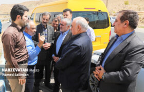 بازدید معاون وزیر راه و شهرسازی از پروژه‌های شهرستان لنجان