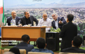 نشست صنعتگران شهرستان لنجان با معاون وزیر صمت