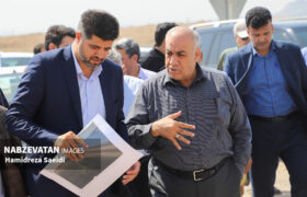 بازدید معاون وزیر راه و شهرسازی از پروژه بلوار خلیج فارس زرین‌شهر