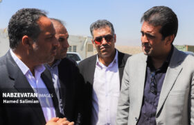 بازدید معاون وزیر نیرو از پروژه ساخت منبع آب شرب سده لنجان