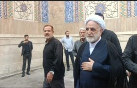 حضور محسنی اژهای در مراسم بزرگداشت سپهبد رشید