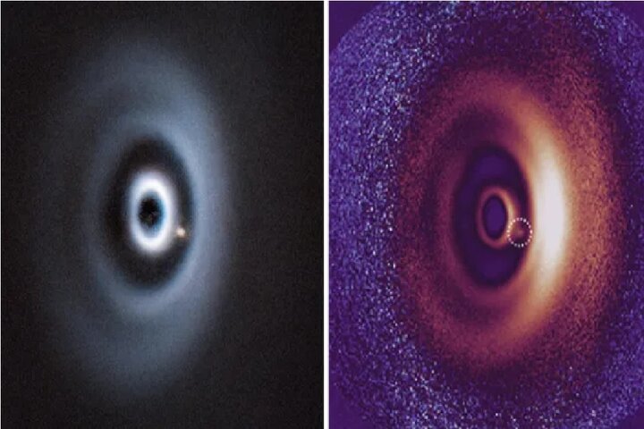 کشف اولین سیاره فراخورشیدی در دیسک چند حلقهای یک ستاره