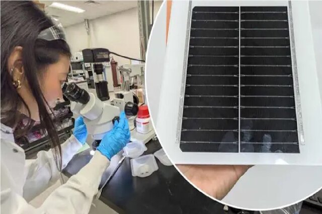 استفاده از شیشه بازیافتی در صفحات خورشیدی