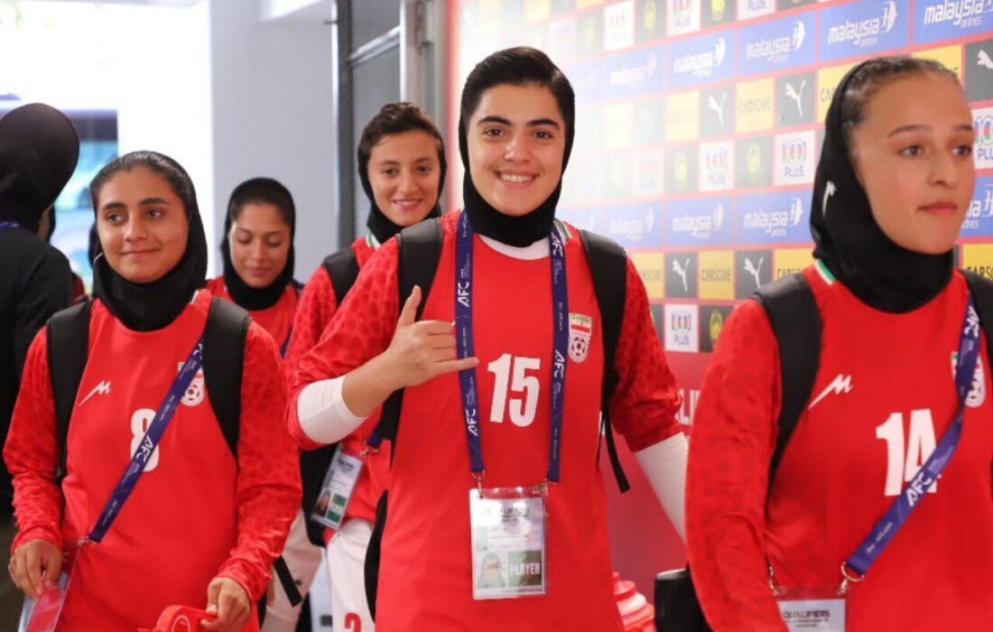 پیروزی قاطع دختران فوتبال ایران برابر گوام