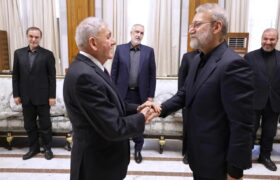 دیدار دبیر شورای عالی امنیت ملی ایران با رئیسجمهور عراق