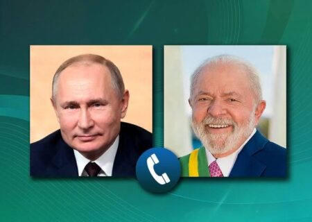 تماس تلفنی میان رئیس‌جمهور روسیه و رئیس‌جمهور برزیل
