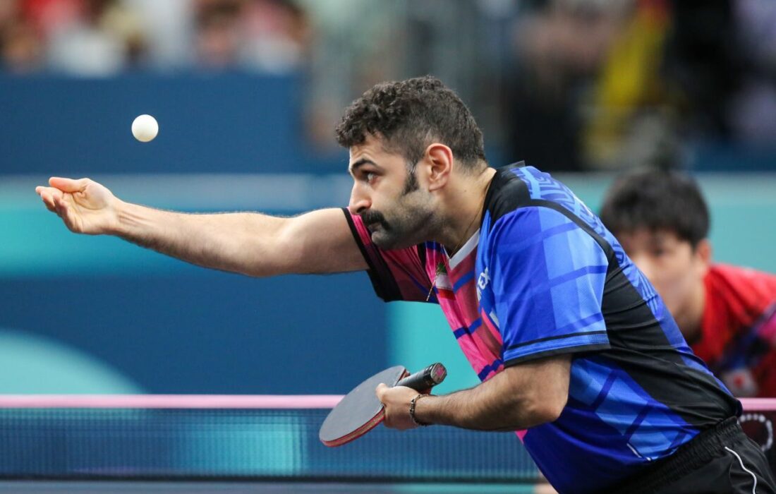 نوشاد از سد نماینده هند عبور کرد؛ طلای کاپیتان تنیس‌روی میز ایران در فیدر چک