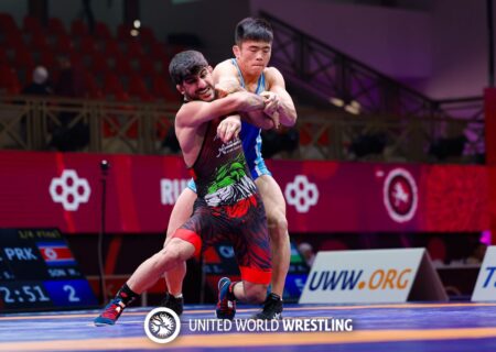 آغاز طوفانی قهرمان المپیک در پیکارهای قهرمانی جهان