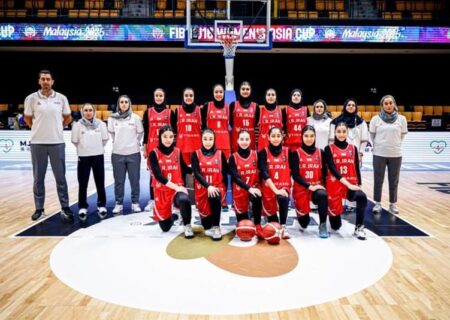 صعود دختران بسکتبال ایران به نیمه‌نهایی کاپ آسیا