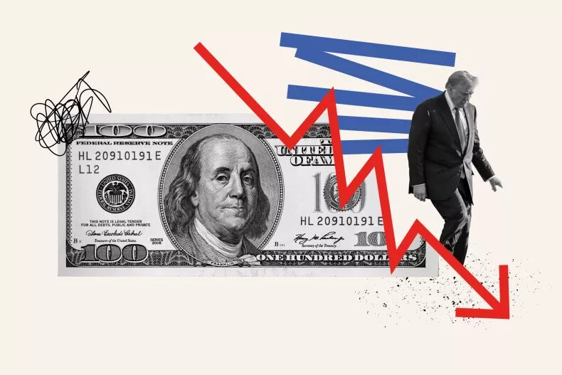 محبوبیت ترامپ در سرازیری سقوط