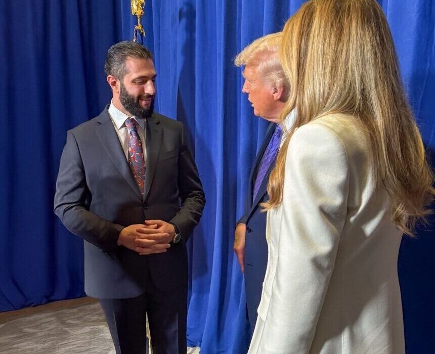 دیدار احمد الشرع با ترامپ