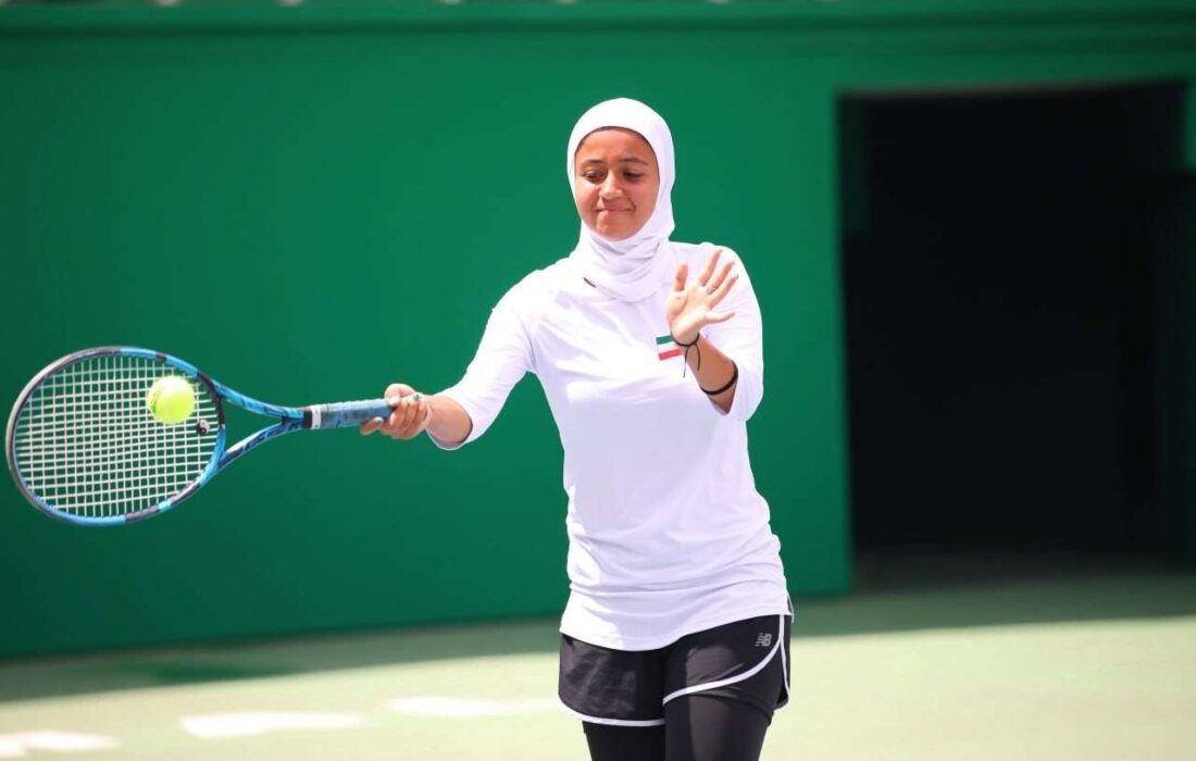 دومین بانوی ایرانی موفق به کسب امتیاز جهانی تنیس شد