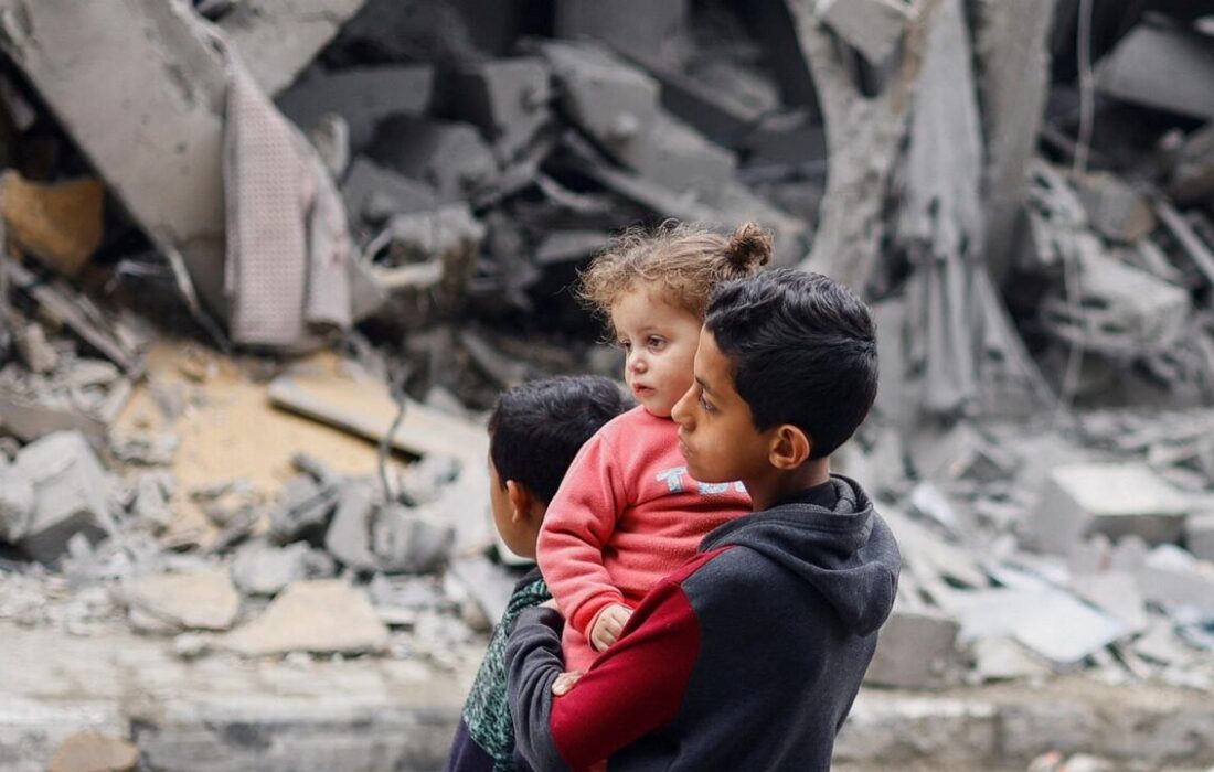 تظاهرات حامیان فلسطین در اسپانیا برای گرامیداشت یاد کودکان غزه