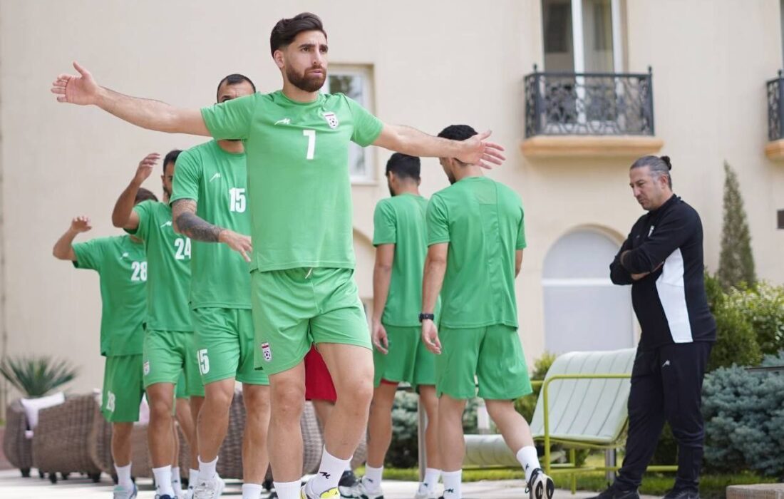 تمرین ملی‌پوشان فوتبال برای دیدار برابر ازبکستان