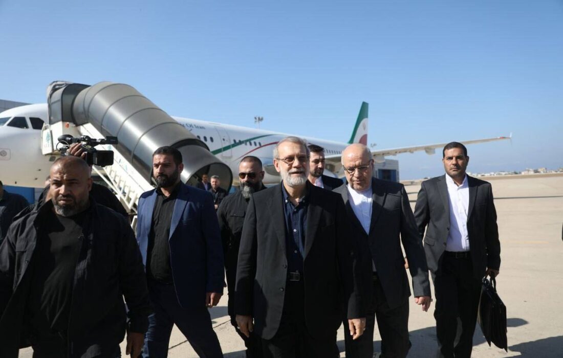 لاریجانی وارد بیروت پایتخت لبنان شد