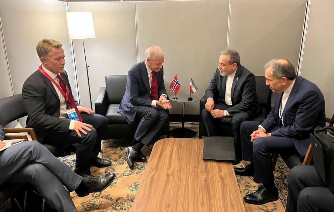 عراقچی با وزیر خارجه نروژ دیدار کرد