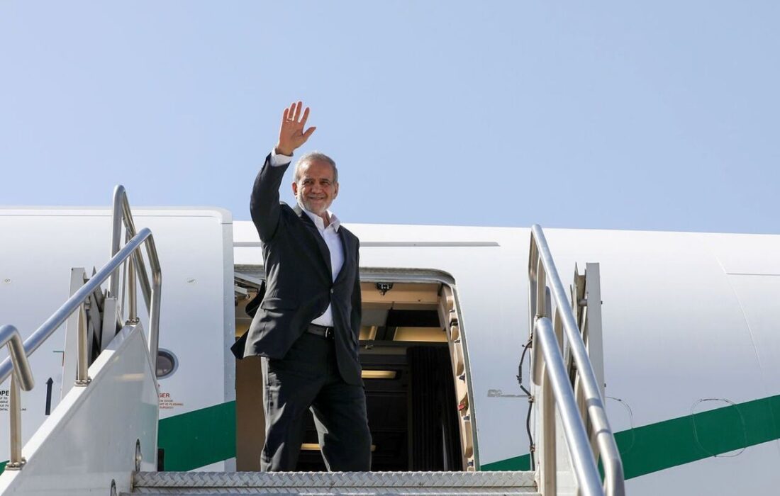 پزشکیان تهران را به مقصد نیویورک ترک کرد