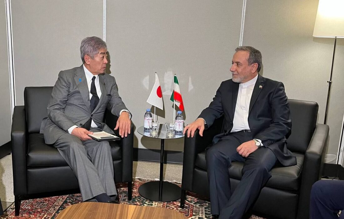 عراقچی با وزیر خارجه ژاپن دیدار کرد