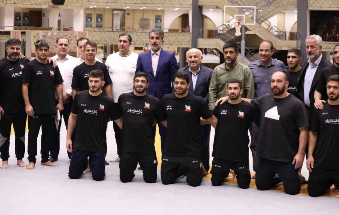 بدرقه ملی‌پوشان کشتی ایران برای حضور در مسابقات جهانی