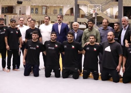 بدرقه ملی‌پوشان کشتی ایران برای حضور در مسابقات جهانی