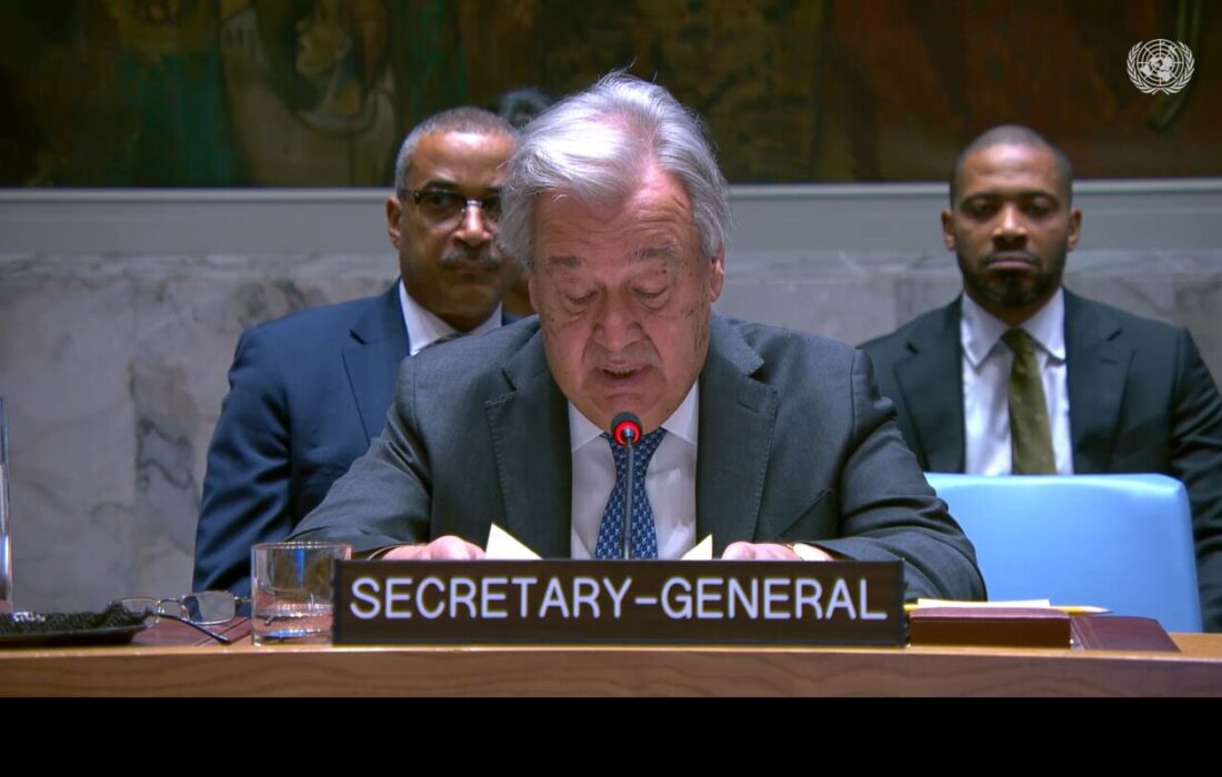 گوترش: زنان و دختران در فلسطین، سودان و فراتر از آن با خطرات جدی مواجهند